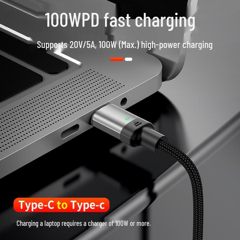 Grenzüberschreitendes magnetisches 3-in-1 PD-Schnellladekabel für Apple, Android & Typ-C-Geräte