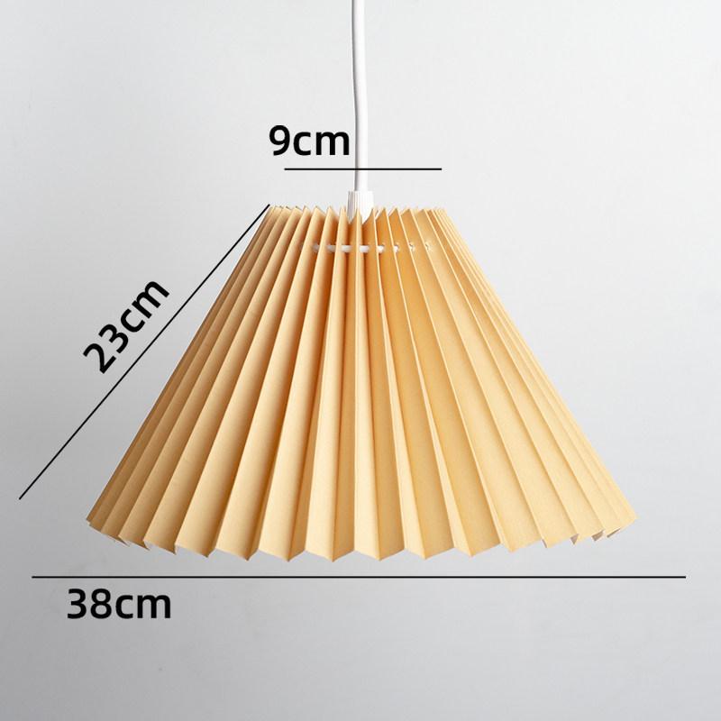 Nordic Origami Pendant Lights Lampshade Replacement Lamp Cover Downward Bulb Design Hanging Lamp Dining Room Kitchen Home Decor