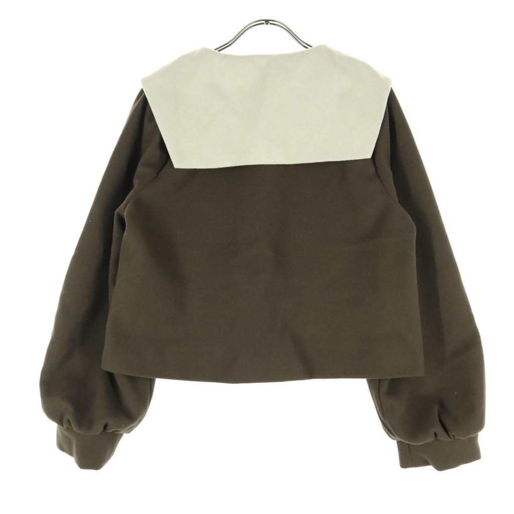 unused Amavel Long sleeve Short-length sailor collar Jacket Women Used