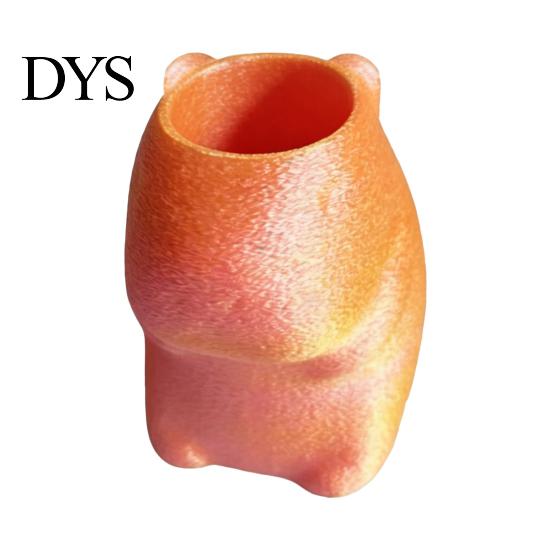 Colorful Desktop Pen Holder Standing Capybara Holder, Cute Animal Desk Organizer for Pens Makeup Office Accessory Brushes, Large Capacity Pencil Stand
