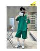 2024 Boys' Cartoon Summer Streetwear Two-Piece Suit - Cool, Trendy Clothing for Medium and Large Children
