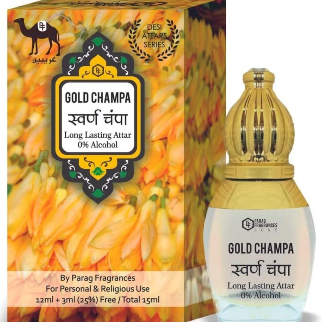 Parag Fragrances Desi Attar Series 15 мл (Натуральный и стойкий аромат)Личное и религиозное использование (лотос (Камаль)) 15 ml