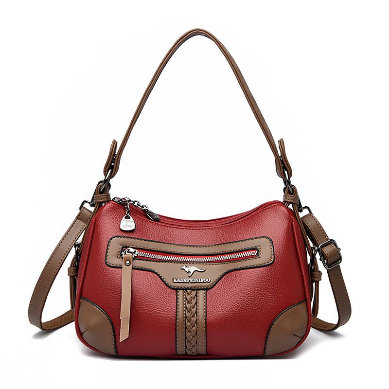 Underarm Trendy Bag, Large-capacity Color-blocking Crossbody Bag, Fashionable and Trendy Single-shoulder Women's Bag