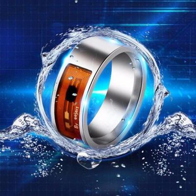 NFC Smart Magic Stainless Steel Wearable Fashion Finger Ring for Mobile Phone