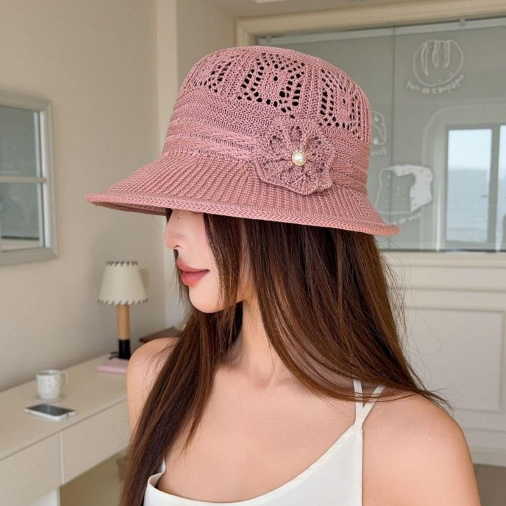 Summer Sun Hat For Women With Breathable Polyester And Hollow Pattern Perfect For Outdoor Travel