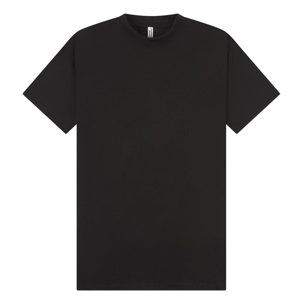 Casual Classics Unisex Adult Combed Ringspun Cotton Extended Neckline Tall Oversized T-Shirt