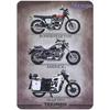 Vintage klasické motocykly Kovové plechové cedule Plakáty Talíř Nástěnná dekorace pro domácí bary Garáž Kavárna Kluby Retro plakáty Plakáty