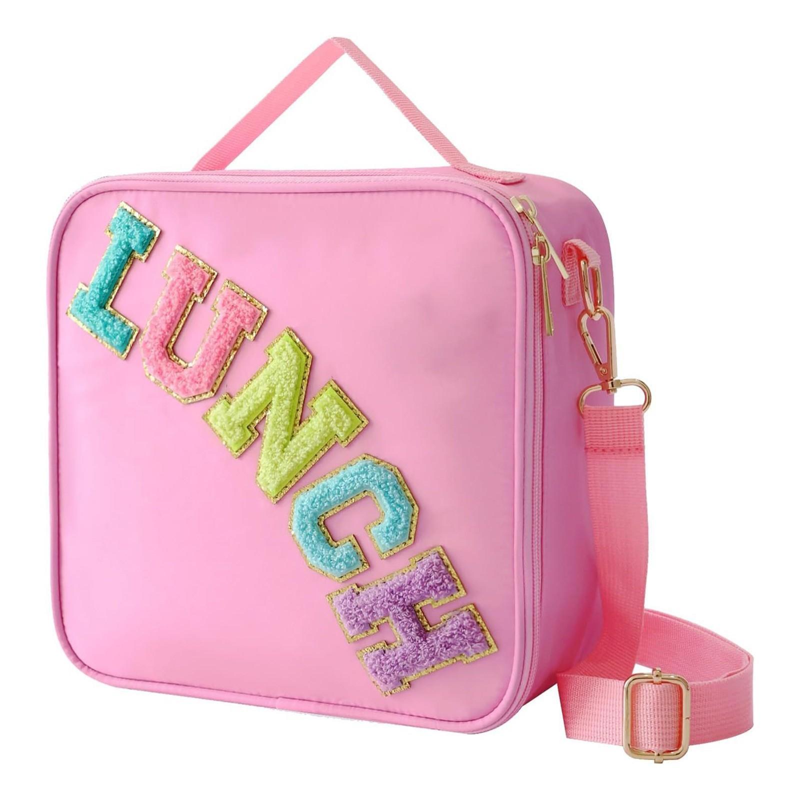 

Модная сумка для ланча Повседневная сумка-тоут Уличная портативная сумка для ланча Сумка для сохранения свежести One Size розовый