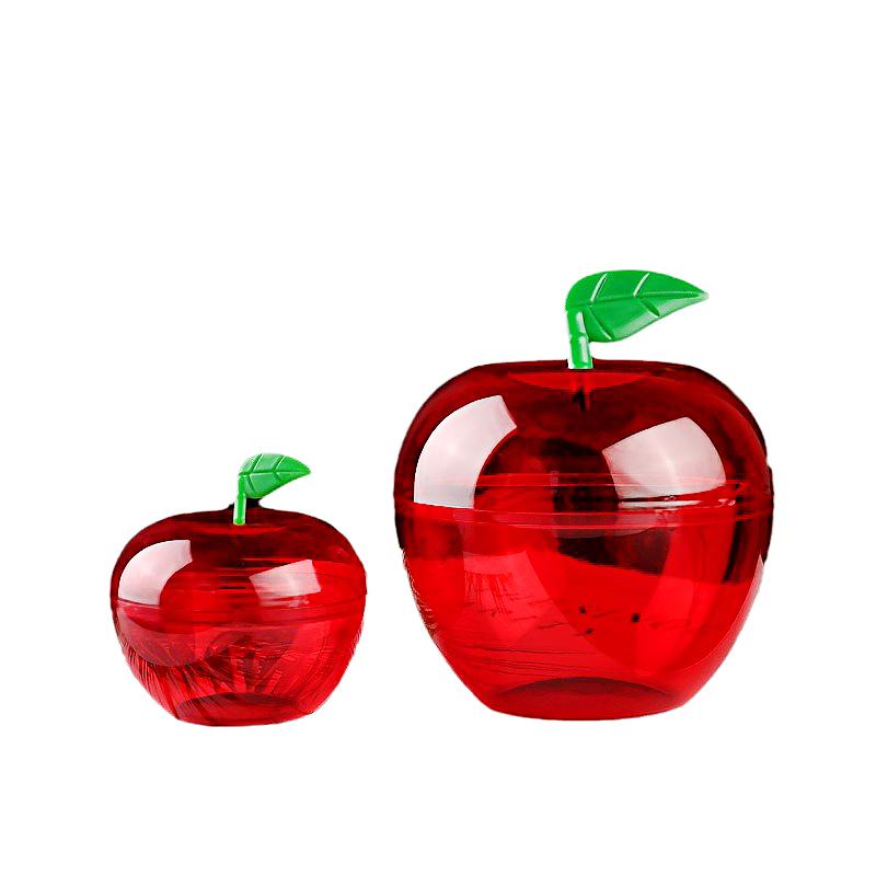 5Pcs Apple Container Christmas Party Supplies Apple Gift Storage Candy Box Snow White Party Apple Gift Wedding Decoration
