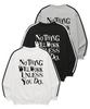 SHIRTER Unless Uo Do Sleeve Tape Sweatshirt (Sls022) Black