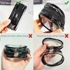 New Portable Mini Transparent Storage Bag with Zipper Multi-functional Headphone and Charger Case Travel Accessories Waterproof PVC Material