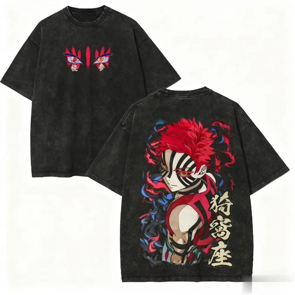 

Summer Anime Comic T-shirt Casual Outdoor Daily Wear for Both Men and Women Short Sleeve Design S
