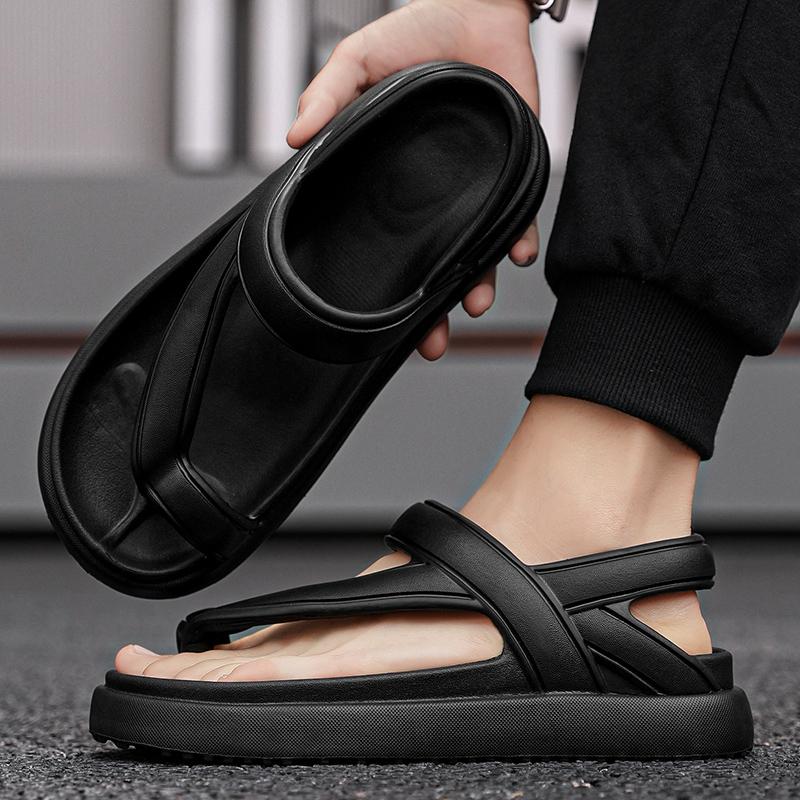 Herren- und Damen-Sandalen neue große Größe EVA Plateau-Slipper Herren Casual Sport Paare Punk-Sandalen Strandschuhe Slides
