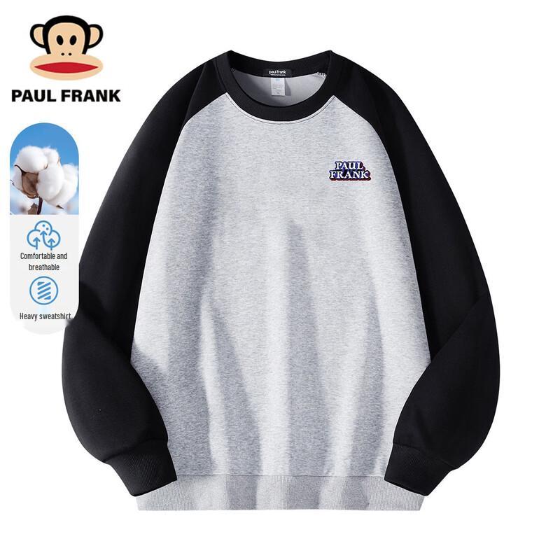 

Paul Frank Men s Color Block Raglan Crewneck Sweatshirt M