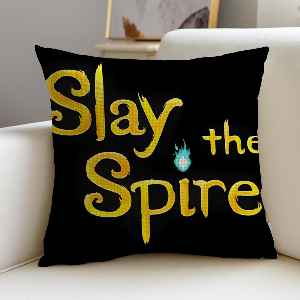 Strategic SSlay the SpireS Cushion Cover Breathable and Skinfriendly Linen Pillowcase Square Removable and Washable Cushion