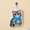 Cute Cat Hand Towel Soft Washcloth High Quality Bathroom Kerchief  Kitchen