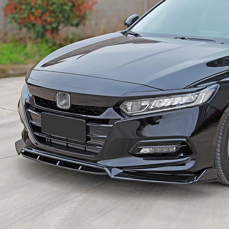 18-22 Tenth Gen Accord Grille Sticker: Black Warrior Decorative Hood Strip