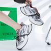 Silver Core Storm 2025 Summer New Color Matching Pair of Shoelaces Casual Shoes Women's Platform Heightening Dad Shoes Women's Shoes