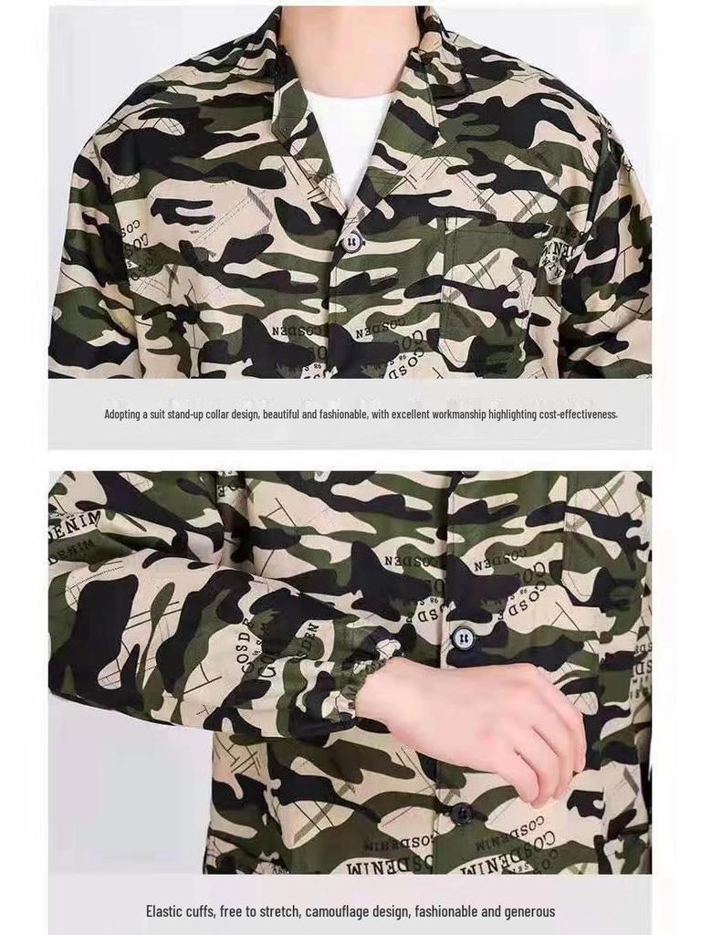 Unisex Dustproof Mechanic's Long Sleeve Work Coat - Wear & Dirt Resistant for Labor Protection