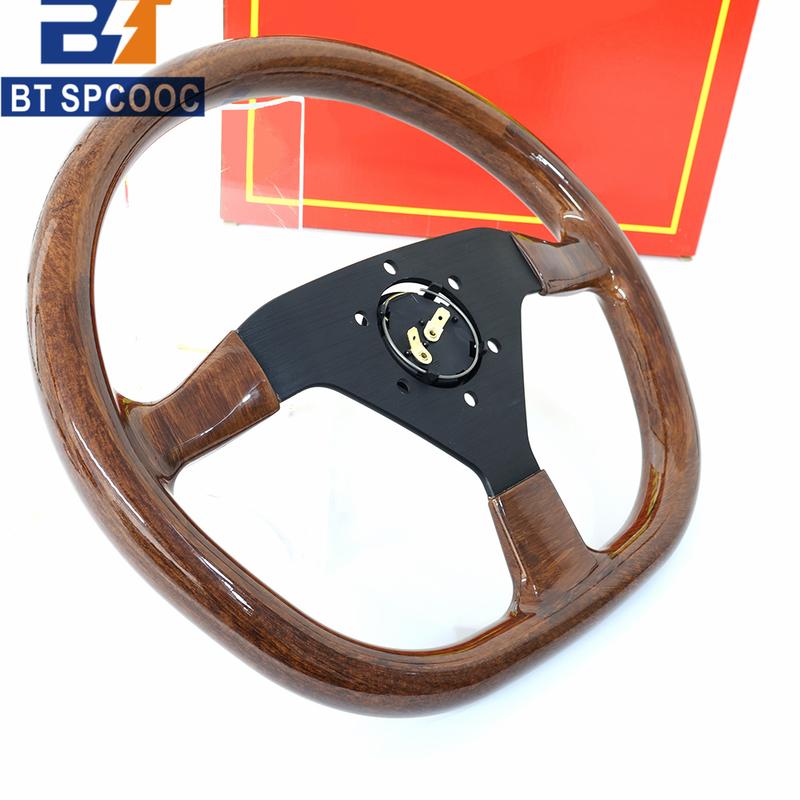 14inch 350mm Micro Concave Steering Wheel Wood Car Sport Steering Wheels M0610