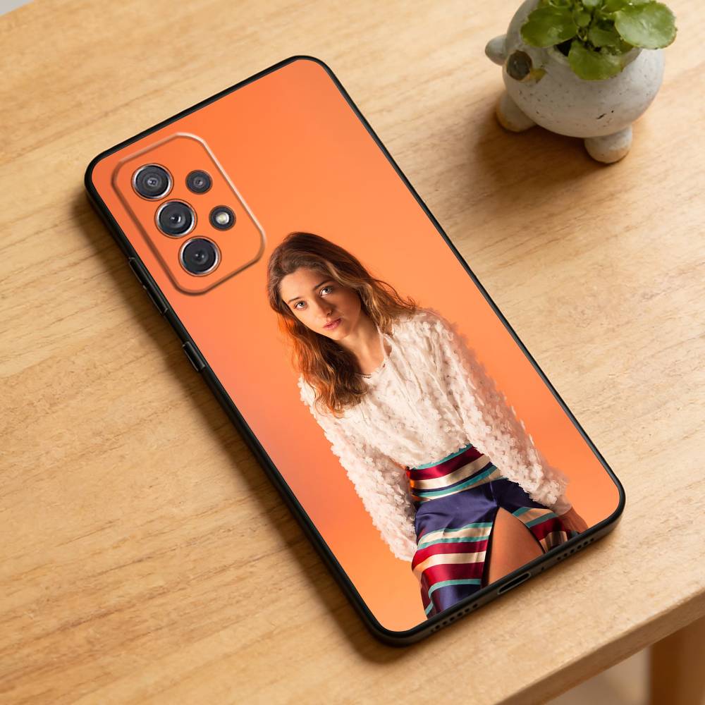 N-Natalia Dyer Phone Case For Samsung Galaxy A73,21,22,32,71,53,52,51,80,5G Soft Black Cover
