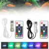 USB Charging Underwater Light Easy To Use Split Type LED Aquarium Light Colorful for Medium Fish Tanks for Small Fish Tanks