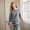 Women's Beaded Sequin V-Neck Knit Sweater