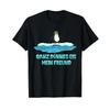 Penguin Says Very Thin Ice My Friend Funny T Shirt Vintage Slightly Versatile Fashion Homme Soft Breathable Streetwear