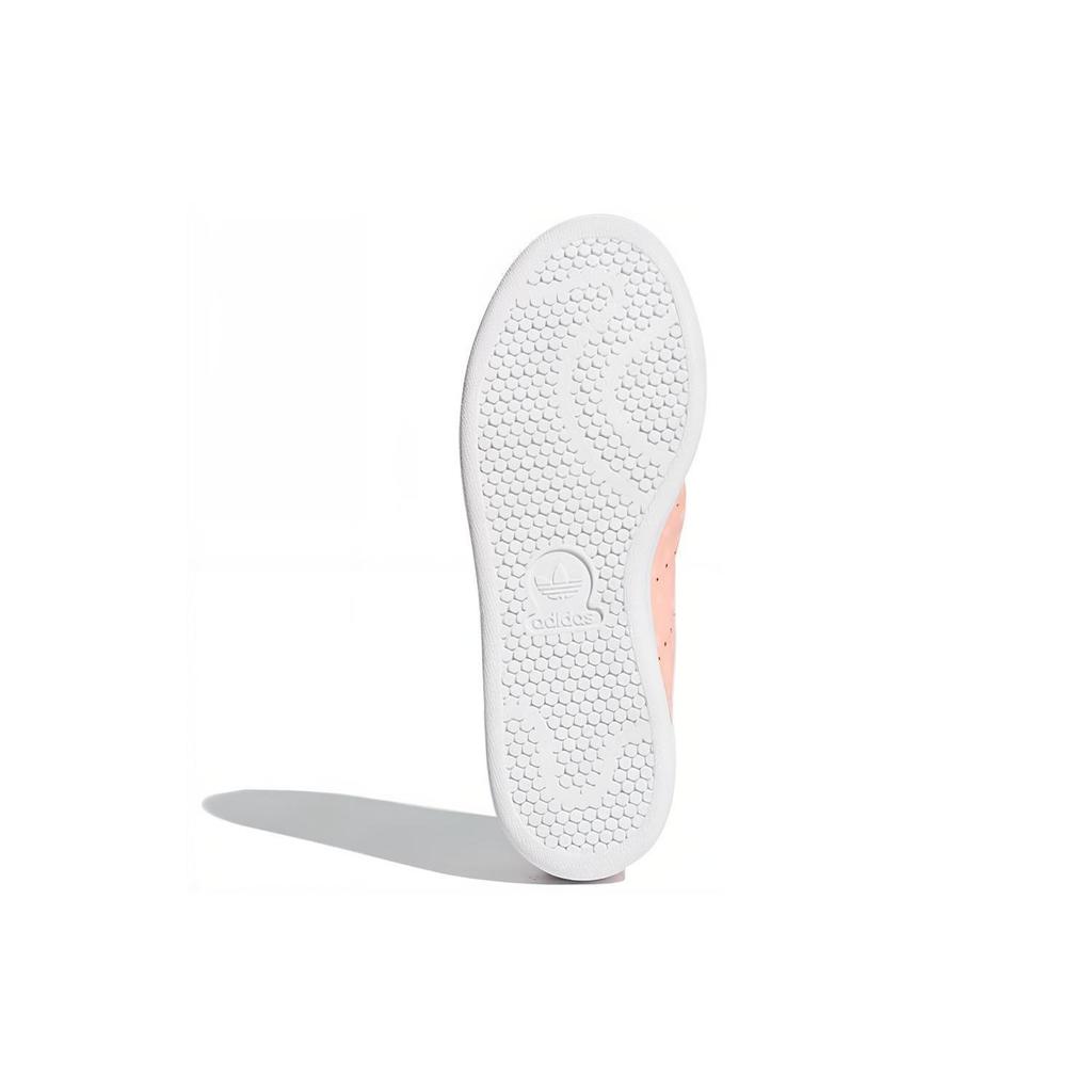 Adidas Originals Stan Smith Non-Slip Low-Top Skate Shoes Coral Pink Polka Dot Women Sneakers B41623