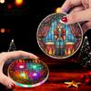 LED Coasters for Drinks Light Up Acrylic Coaster Glowing Drink Cocktail Glasses Cup Mats Luminous Bar Mat, Reusable Home Party Decor Modern