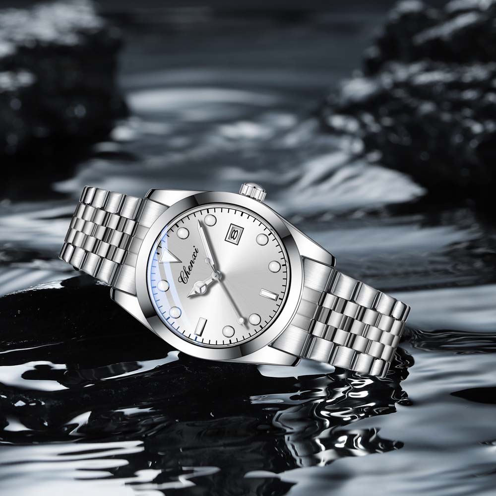 CHENXI Fashion New Men's Quartz Watch Luminous Water-Resistant Date Function Male Wristwatch Gift for Men