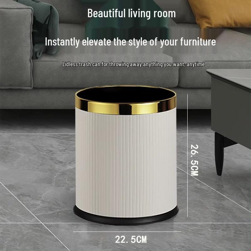 Yuzhuxun 10L Double-Layer Trash Can (Set of 4)