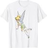 Módní Ležérní Disney Peter Pan Zvonilka Akvarelový Portrét Tričko S-4XL Léto