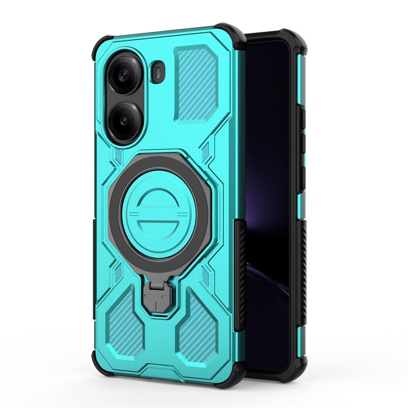 Luxury Magnetic Armor Case For Xiaomi Poco X7 Pro Cases Xiaomi Poco X7 X7 Pro Cover Magsafe Wireless Charging Cover Poco X7 Pro