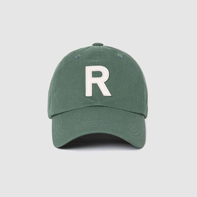 

ROIROI R Logo Patch Embroidered Ball Cap - Green FREE