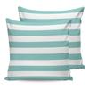 Navy Blue White Stripes Waterproof Pillow Cover Home Office Decoration Pillow Case Chair Sofa Cushion Cover