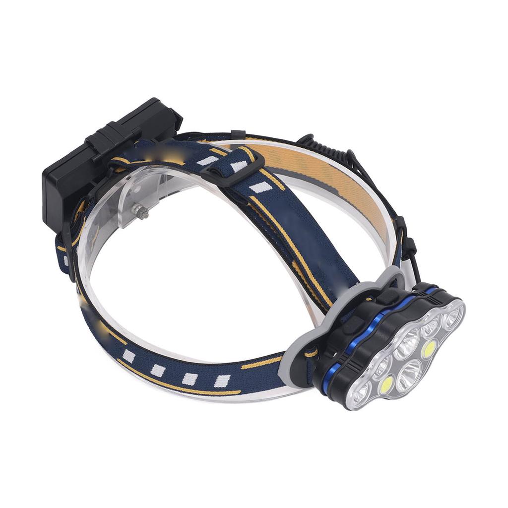Headlamp Rechargeable Super Bright IPX4 Waterproof 8 LED Head Lamp Headlight Flashlight