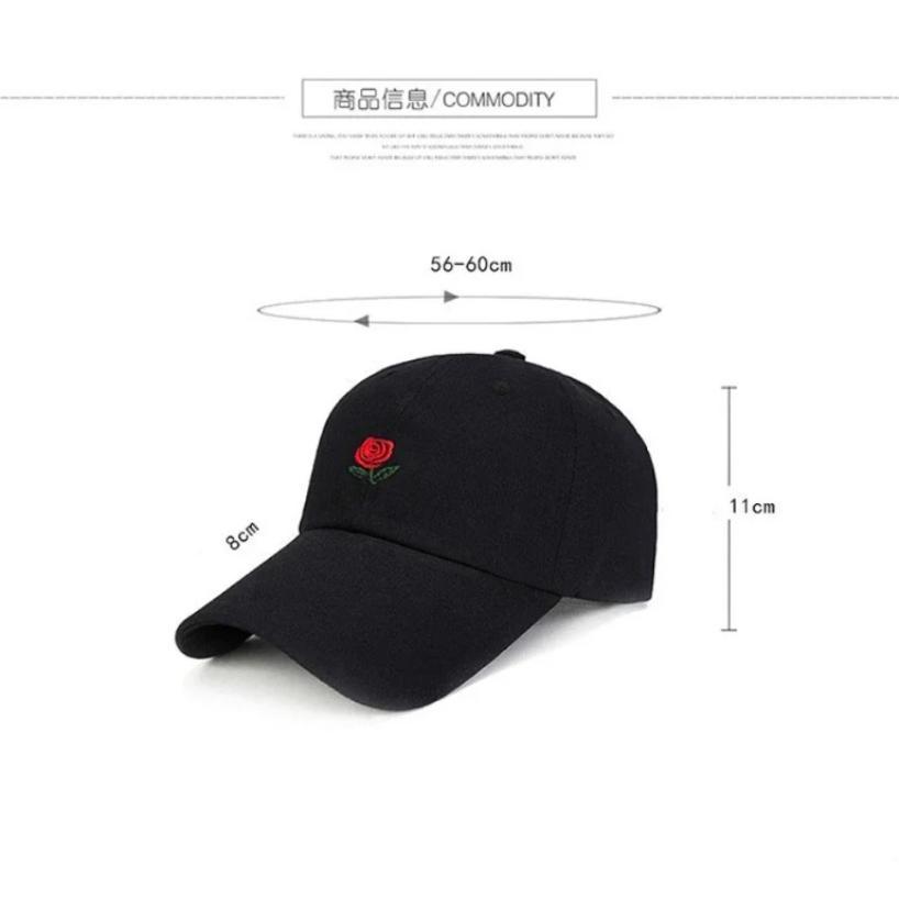 1 Pcs New Rose Baseball Hats For Men And Women Spring And Summer Outdoor Sunscreen Embroidered Duck Tongue Hats Casual Sun Hats