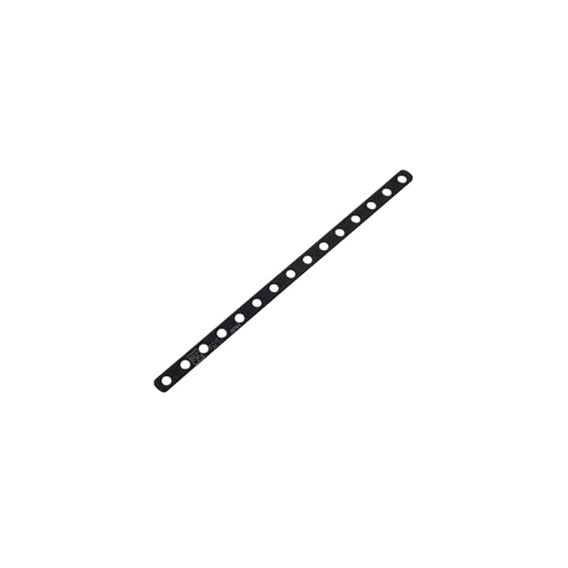 Amon Mounting Bracket, Black, 7mm Hole Diameter, 15 X 300mm, Also Suitable for Motorcycle Accessory Mounting Brackets, G251