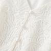 Xiangying Women's French Style Lace V-Neck Crochet Dress