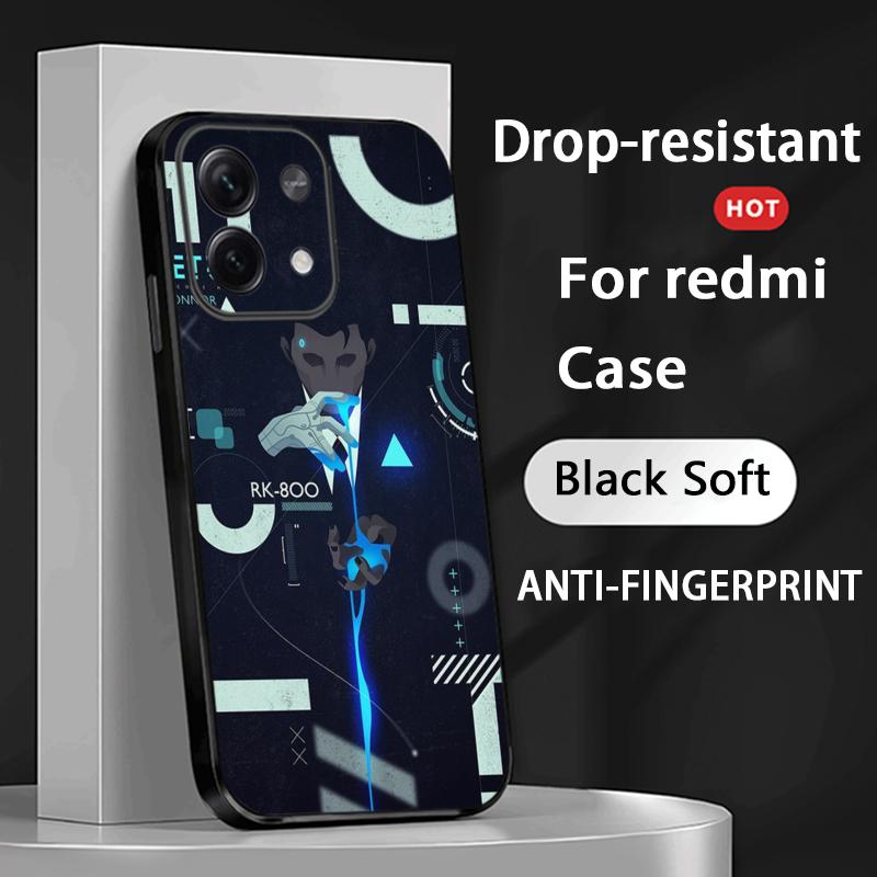 

Cool Detroit Human hot game poster Phone Case For Redmi Note 14 13 12 11 Pro Plus S 5G 14C A3 Soft Black Phone Cover Redmi 13C 5G