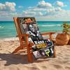 Personalized customized proof beach towel with rock Ozzy Osbourne pattern - soft, absorbent,quick-drying,perfect swimming,camping&bathing