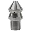 Easy Installation and Thread Compatibility Pressure Washer Drain Sewer Cleaning Jetter Nozzle 7 Jets Male 14inch