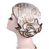 Pălărie Turban Mare cu Flori la Modă pentru Femei Musulmane Bandană Elastică pentru Chimioterapie Headwrap
