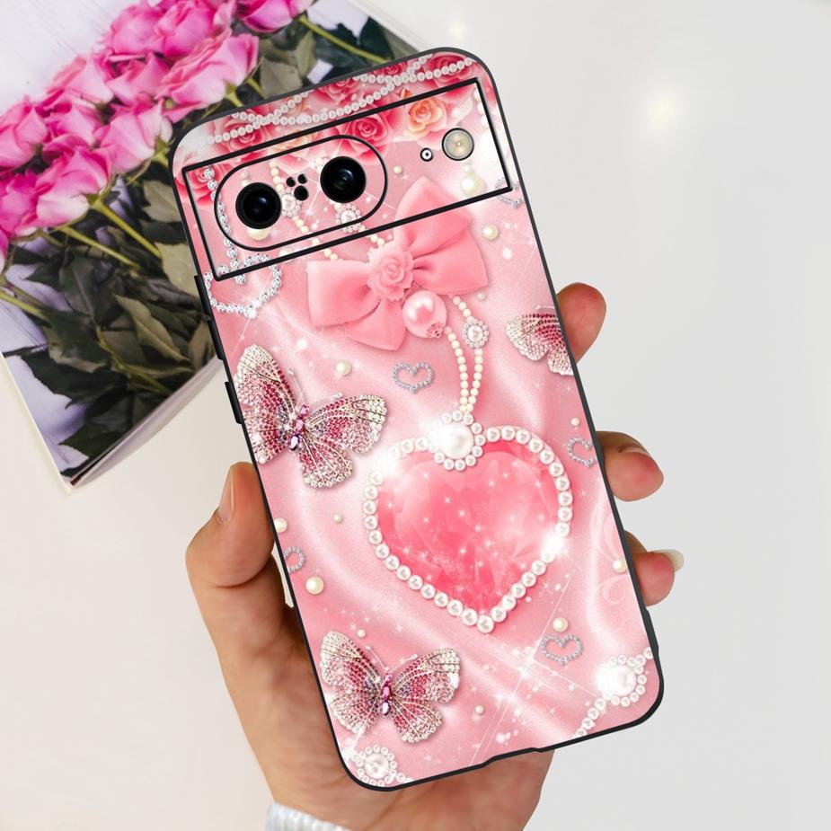 For Google Pixel 8A Case Pixel8 Pro New Fashion Painted Cover Soft Silicone Phone Case For Google Pixel 8 Pro Pixel8A Funda Capa