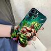 Dragon Ball Cartoon Goku Case for iPhone 17Air XR XS Max 7 8 13 12 11 17 Pro Max 15 16 14 Plus Black Soft Phone Cover
