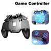 Ventilator Răcire Telefon Mobil Mâner Controller Joc pentru Declanșator cu 6 Degete Joystick Gamepad Radiator Semiconductor pentru IOS PUBG