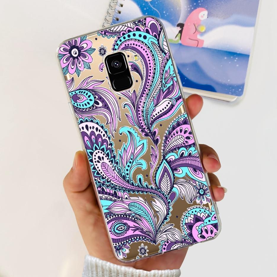 For Samsung Galaxy A8 Plus 2018 Case SM-A730F Luxury Painted Cover Soft Silicone Phone Case For Samsung A8 2018 A530F A8+ Bumper