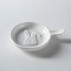 Sauce Ceramic Embossed Cartoon Snack Dish For Dipping