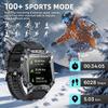 New 1400mAh Super Battery Durable Adult Smart Watch 2.01 inch GPS Trajectory 10ATM Waterproof BT Call Sports Smartwatch Men